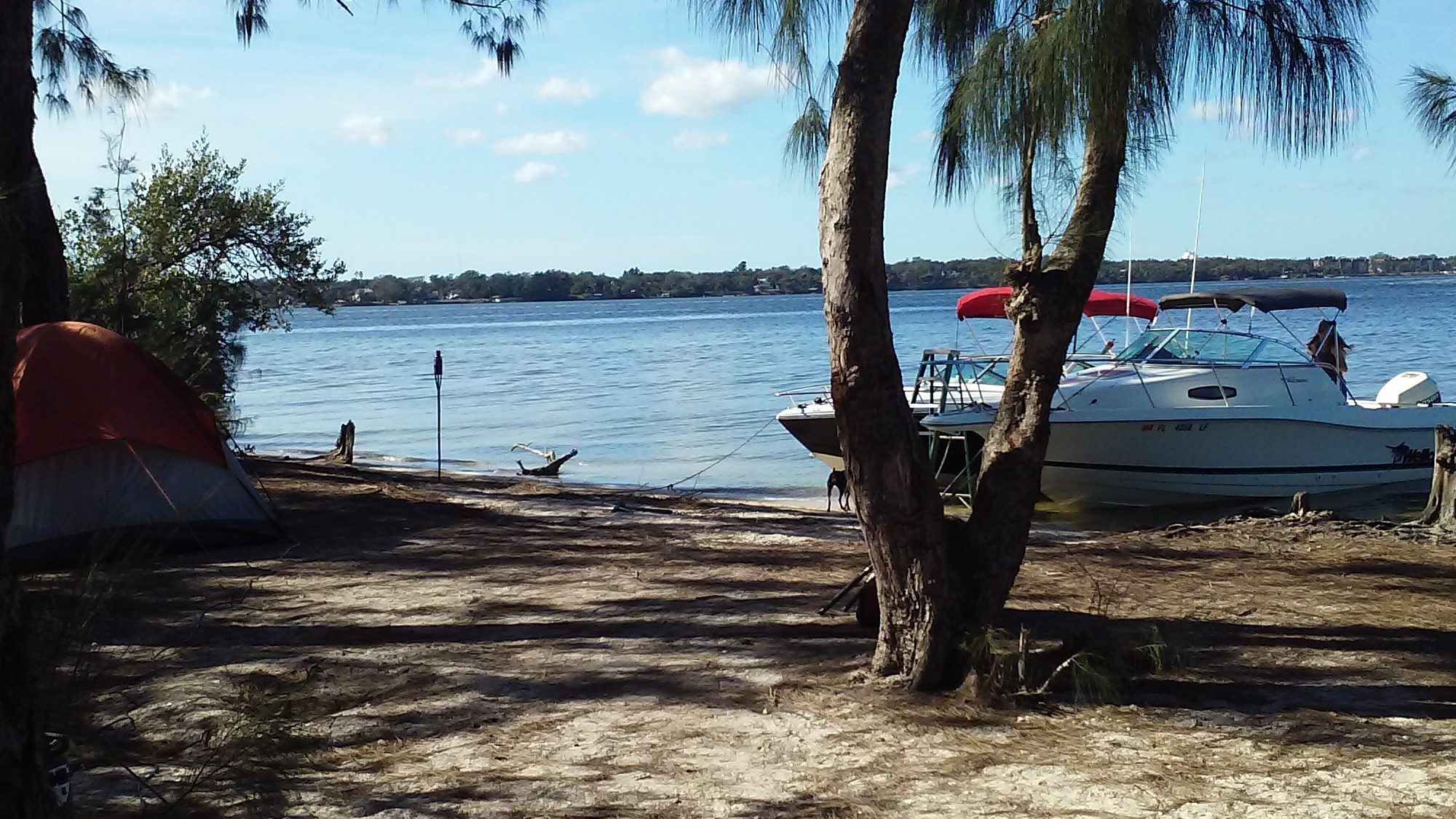 Brevard Spoil Island Camping